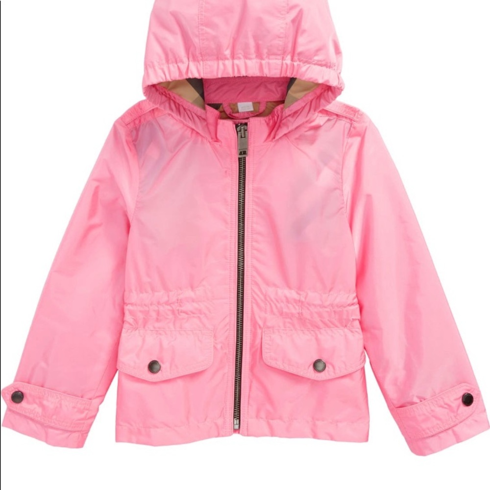 Burberry “mini Halle” windbreaker size 2Y